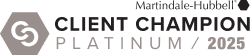 Martindale-Hubbell Client Champion | Platinum |2025